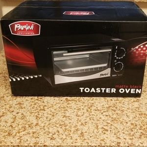 Parini Appliances Toaster Oven-Matte Black
